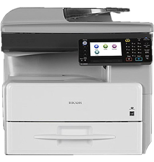 Ricoh MP 301 multifuncional B&N usada garantizada